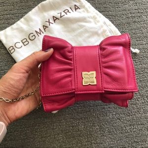 New BCBG MAX AZRIA Pink Clutch Wristlet